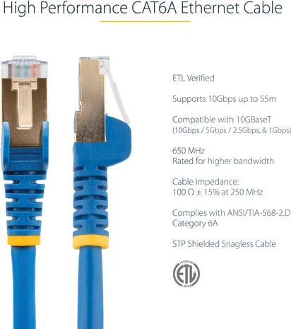 Produktbild StarTech -Ethernet-Kabel (S/UTP, CAT6a, 10 m)