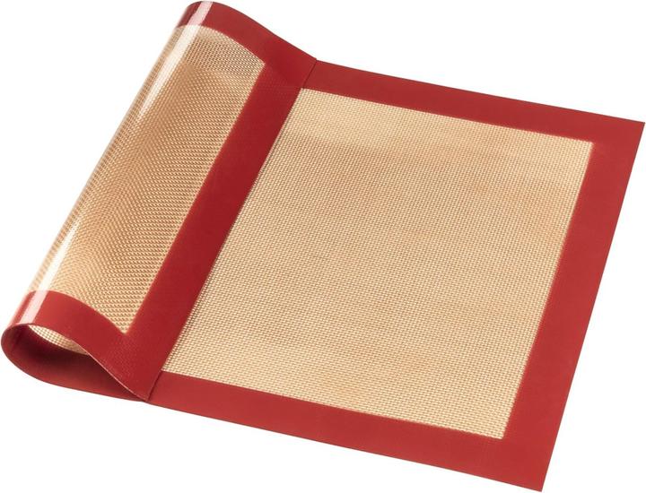 Xavax Tapis de cuisson en silicone, rectangulaire, 40 x 30 cm, rouge-brun (40 x 30 cm)