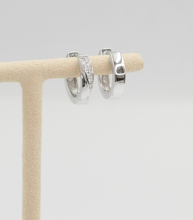Actual product image Muau Creoles (White gold)