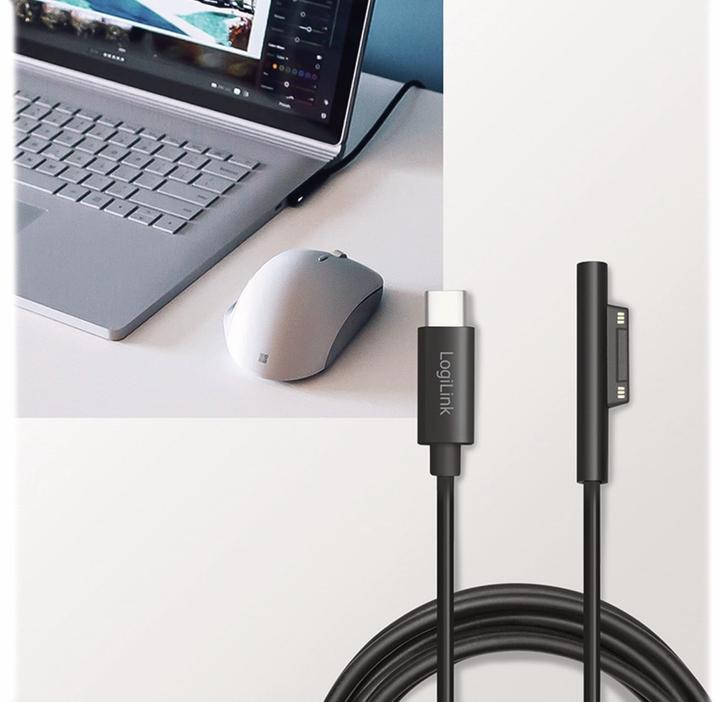 Immagine prodotto LogiLink Da USB-C a Microsoft Surface (1.80 m, USB 3.2 Gen 1)