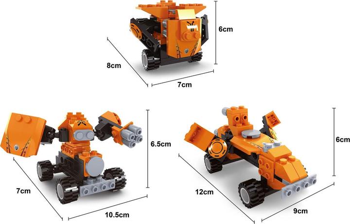 Image du produit KeyiXing Boîte de construction Titan Vehicles 3in1