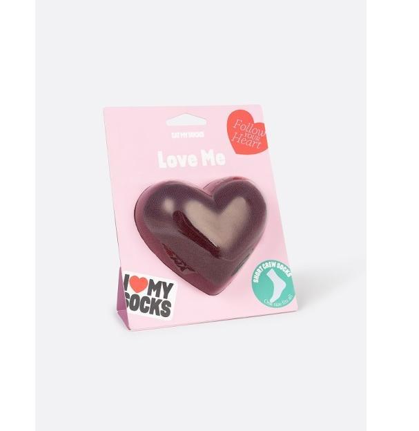 Produktbild Eat My Socks Love Me Socken, rot (One Size)