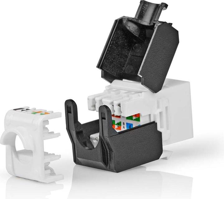 Image du produit Nedis Keystone | CAT6a | RJ45 femelle | U/UTP | ABS | Boîte (U/UTP, CAT6a, 0.04 m)