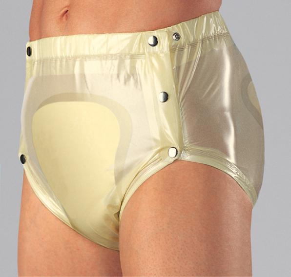 Produktbild Suprima PVC-Slip seitlich knöpfbar Damen & Herren milchig (1 x, S, M, L)