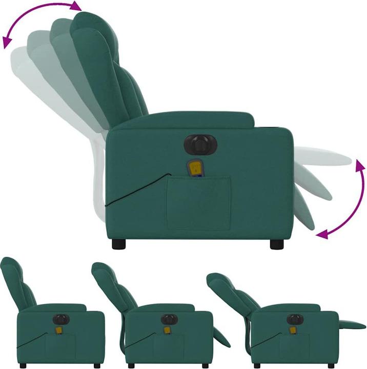 Produktbild VidaXL Massagesessel Elektrisch Stoff
