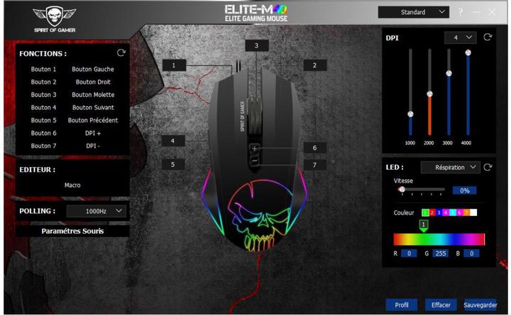 Image du produit Spirit Of Gamer Elite M40 (Filaire)