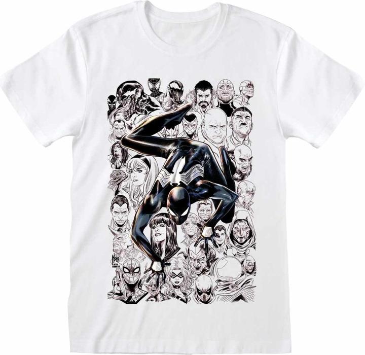 Spiderman Erwachsene Schwarzer Anzug TShirt