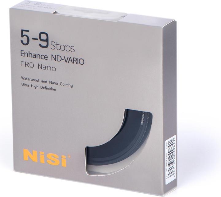 Produktbild Nisi Graufilter Vario Enhanced Pro Nano 5-9 stops 52 mm (52 mm, ND- / Graufilter)