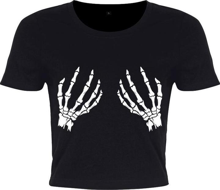 Grindstore Spooky Touch Kurzes Top