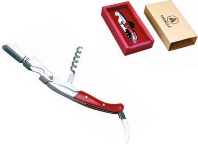 Immagine prodotto Laguiole Cavatappi in legno rosso (Cavatappi)
