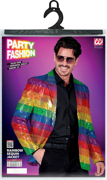 Produktbild Widmann Pailletten Jackett in Regenbogen Muster (M)