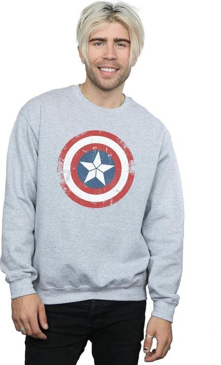 Image du produit - Sweat CAPTAIN AMERICA CIVIL WAR DISTRESSED SHIELD - Homme (L)