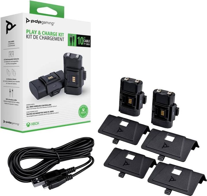 Actual product image PDP Play and Charge Kit (Xbox Series X, Xbox One X, Xbox One S, Xbox Series S)