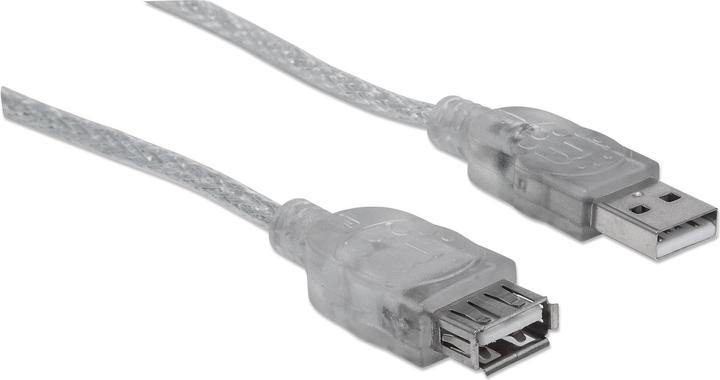 Produktbild Manhattan Hi-Speed USB 2.0 Verlängerungskabel, USB 2.0, Typ A Stecker - Typ A Buchse (4.50 m, USB 2.0)