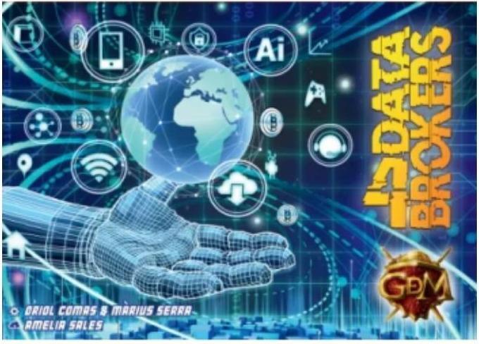 Actual product image Q System 4 Data Brokers, Card Game, for 2-4 Players, from 8 Years (English)