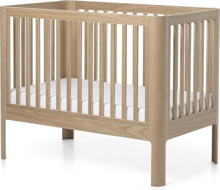 Actual product image Flexa Nova changing unit with cot incl. mattress Oak (Baby cot)