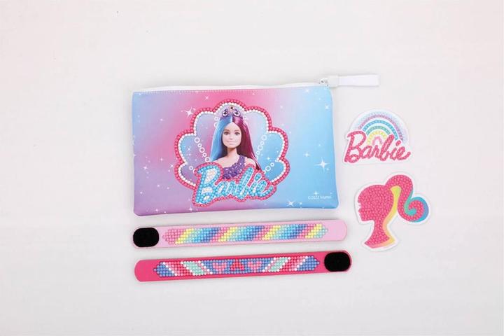 Productafbeelding Diamond Dotz DOTZIES® Original Diamond Painting Set Barbie met 5 motieven: 1 etui, 2 armbanden 21 x 2 cm, 2 au