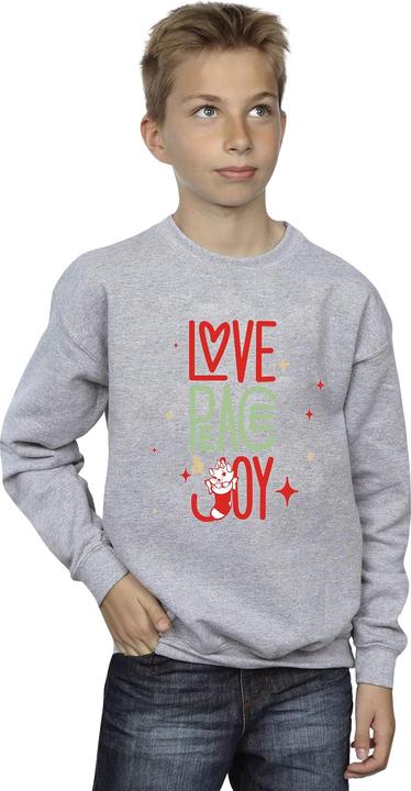 Immagine prodotto Disney The Aristocats Marie Love Peace Joy Felpa Ragazzi (128)