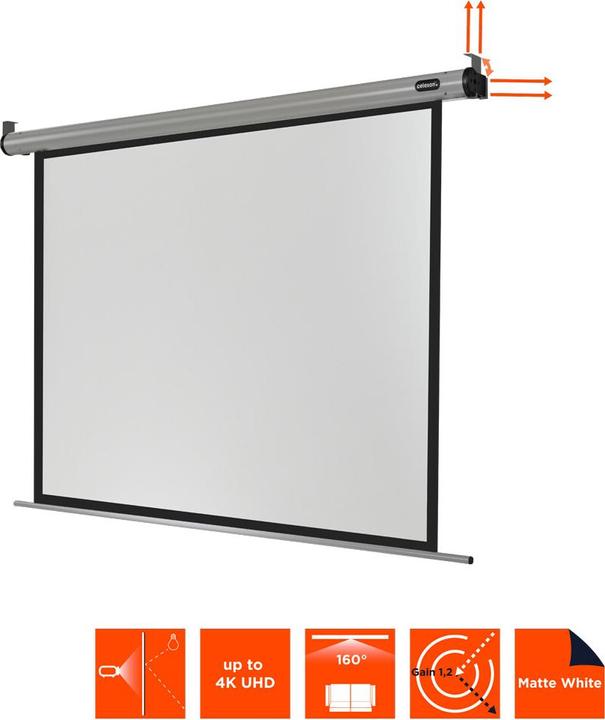 Actual product image Celexon Home Cinema electric screen - projection screen - ceiling mounting possible, suitable for wan (78.74", 4:3)
