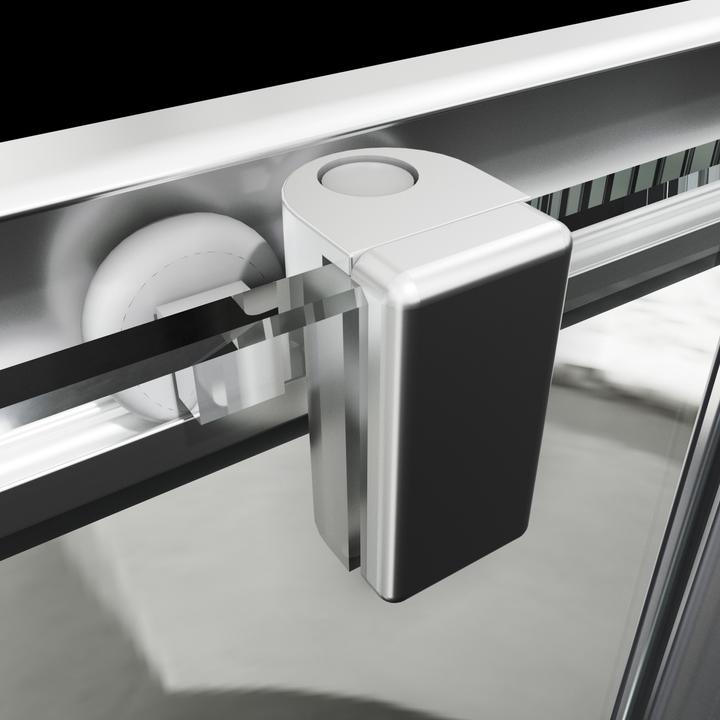 Produktbild SONNI Eck-Duschkabine 90*70*185 cm, ohne Duschwanne (90 cm, 70 cm, 185 cm)