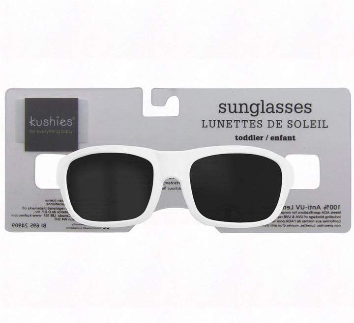 Actual product image Kushies Sunglasses toddler white