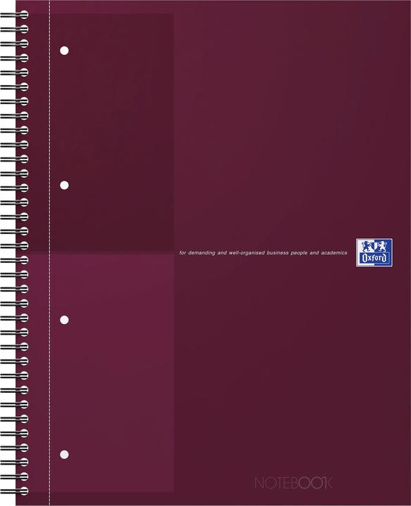 Oxford Notizbuch (A4+, Liniert, Harter Einband)