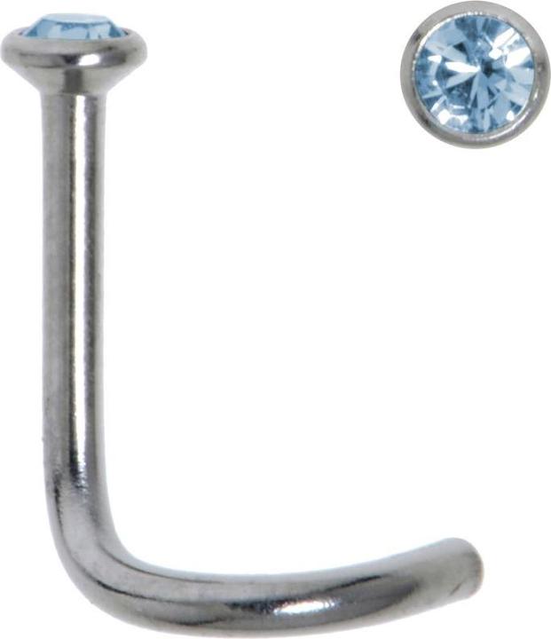 Image du produit Bijouteria Piercing nez (Acier inoxydable, Cristallin)