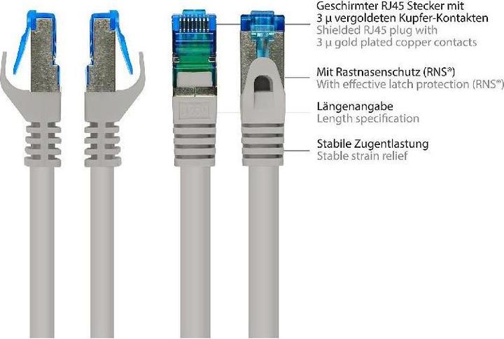 Produktbild Good Connections Alcasa (S/FTP, CAT6a, 1 m)