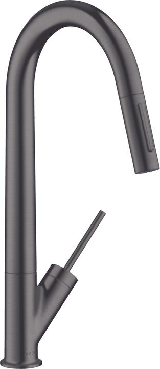 brushed black chrome