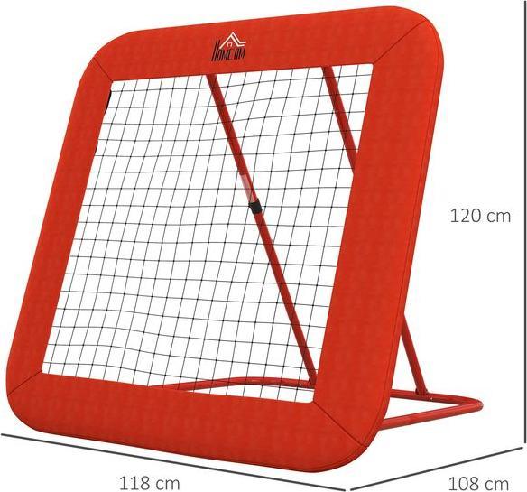 Produktbild Swisshandel24 Rebounder für Fussball, klappbar Fussball Rebounder mit Schutzrand, Heringe