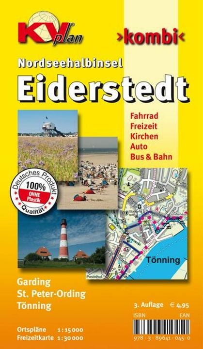 Actual product image North Sea peninsula Eiderstedt North Sea peninsula with St. Peter Ording, Tönning and Garding (German)