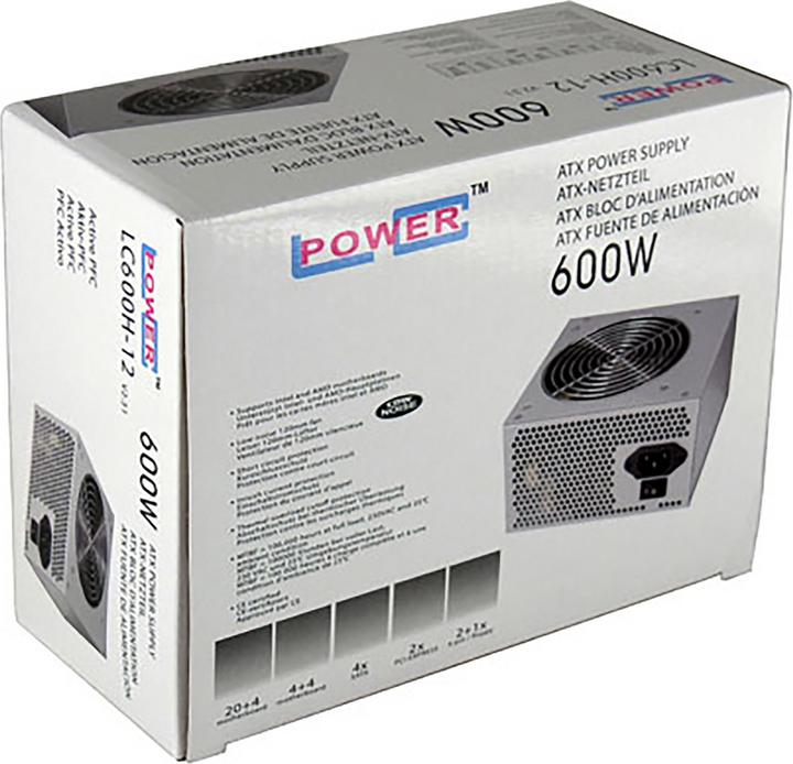 Image du produit LC-Power Office Series - LC600H-12 V2.31 (600 W)