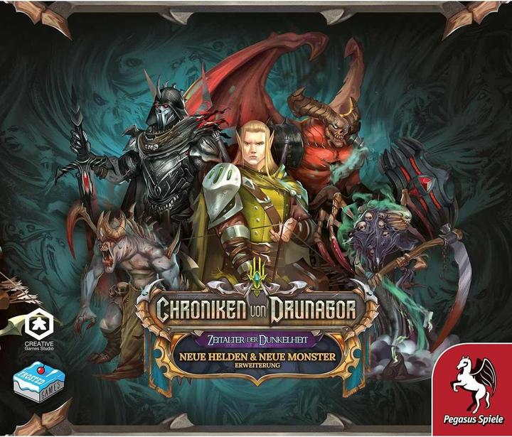 Actual product image Pegasus Chronicles of Drunagor: New Heroes New Monsters (Expansion) (EN) (German)