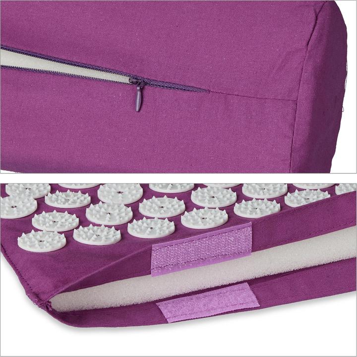 Actual product image Relaxdays Acupressure mat set