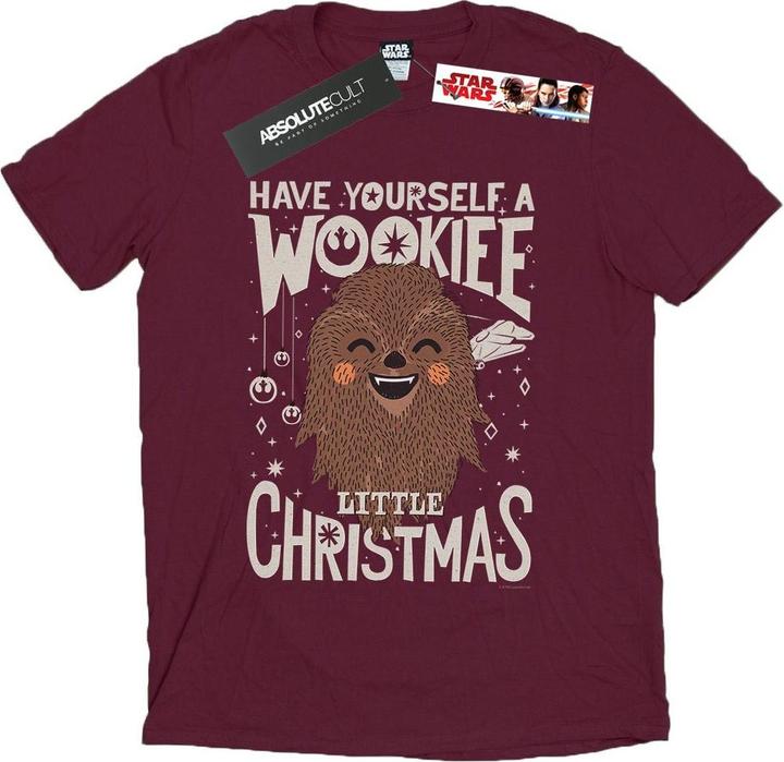 Immagine prodotto Star Wars Wookiee Little Christmas Maglietta Uomo (XL)