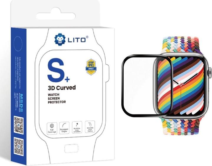 Actual product image Lito Apple Watch Full armoured glass Apple Watch 4/5/6 40mm