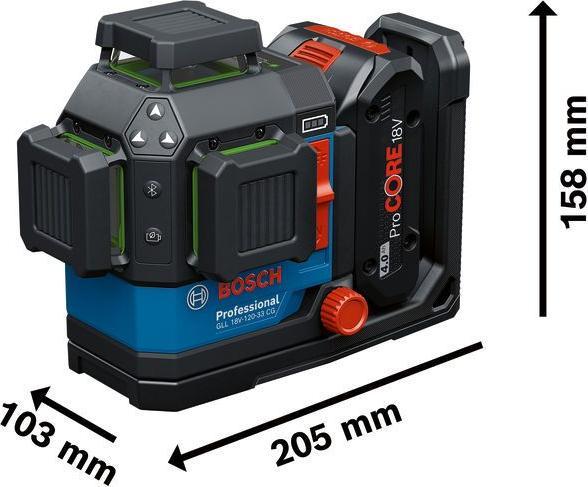 Produktbild Bosch Professional Linienlaser GLL 18V-120-33 CG