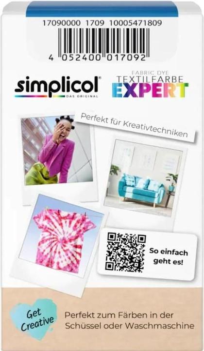 Actual product image Simplicol Textile colour expert (Gentian blue, 150 ml)