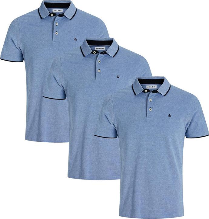 Produktbild Jack & Jones 3er Pack Paulos - Slim Fit Poloshirt (S)
