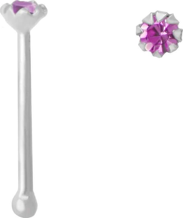 Actual product image Bijouteria Nose piercing (Crystal, Silver 925)