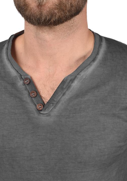 Actual product image Solid Tinox Men's Longsleeve With V-Neck Made Of 100% Cotton (XL)