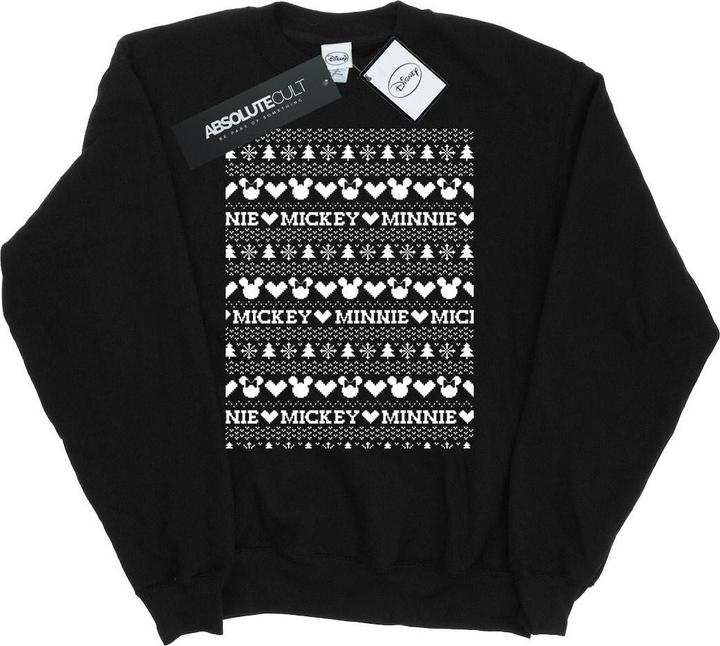 Produktbild Disney Mickey And Minnie Christmas Fair Isle Sweatshirt (M)