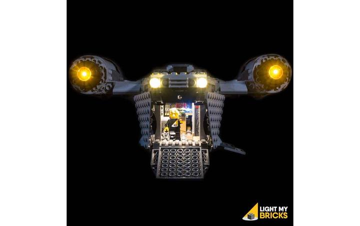 Actual product image Light my bricks LED Light Set for LEGO Stars Wars - The Mandalorian - Bounty Hunter Transporter
