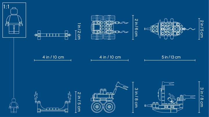Actual product image LEGO Mars mission (10405, LEGO DC)