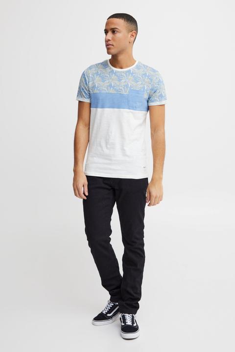 Immagine prodotto Solid Florian T-Shirt Con Disegno Maglietta A Manica Corta Da Uomo Con Girocollo In Cotone 100% (L)