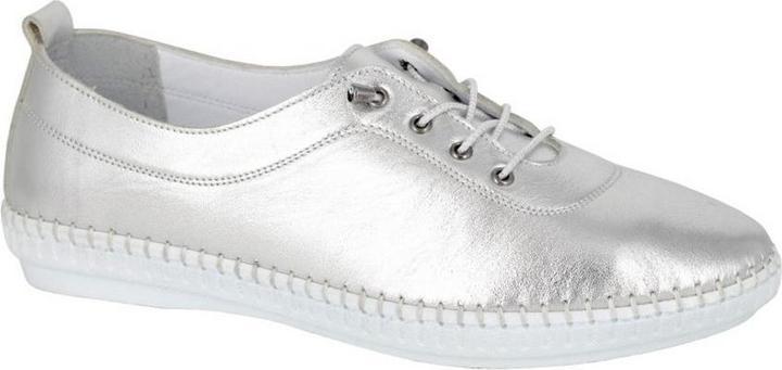 Mod Comfys Freizeitschuhe Metallic Leder