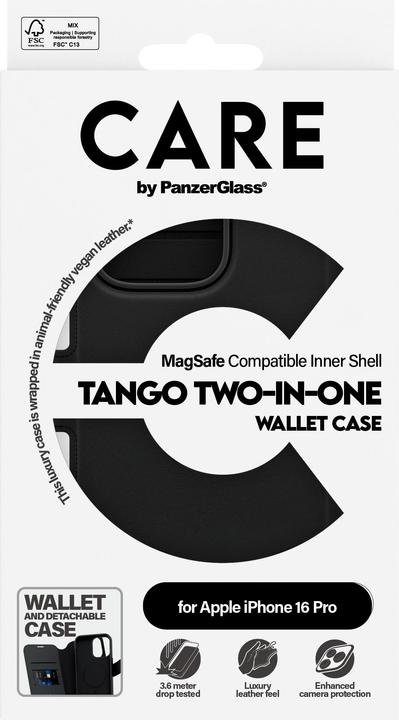 Image du produit PanzerGlass CARE Tango Two-in-One Wallet Case (Apple iPhone 16 Pro)