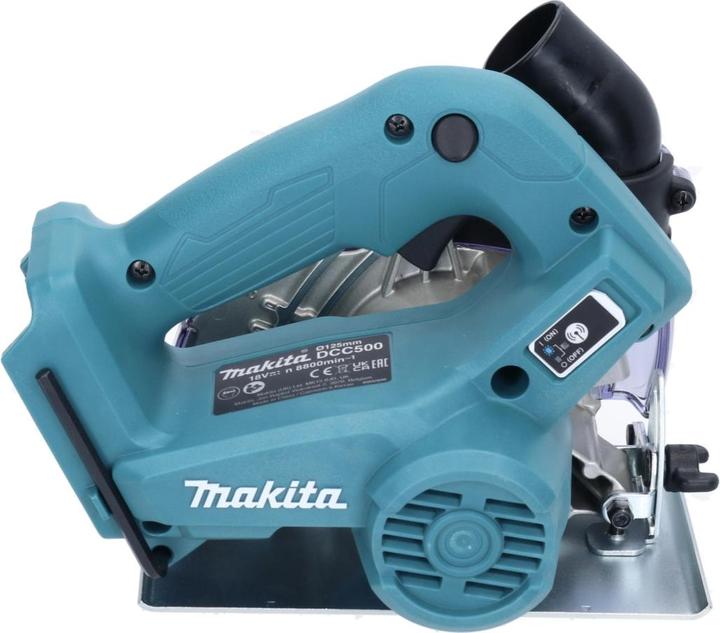 Productafbeelding Makita DCC 500 ZJ Accu Diamant doorslijper 18 V 125 mm Brushless + Makpac - zonder batterij, zonder lader