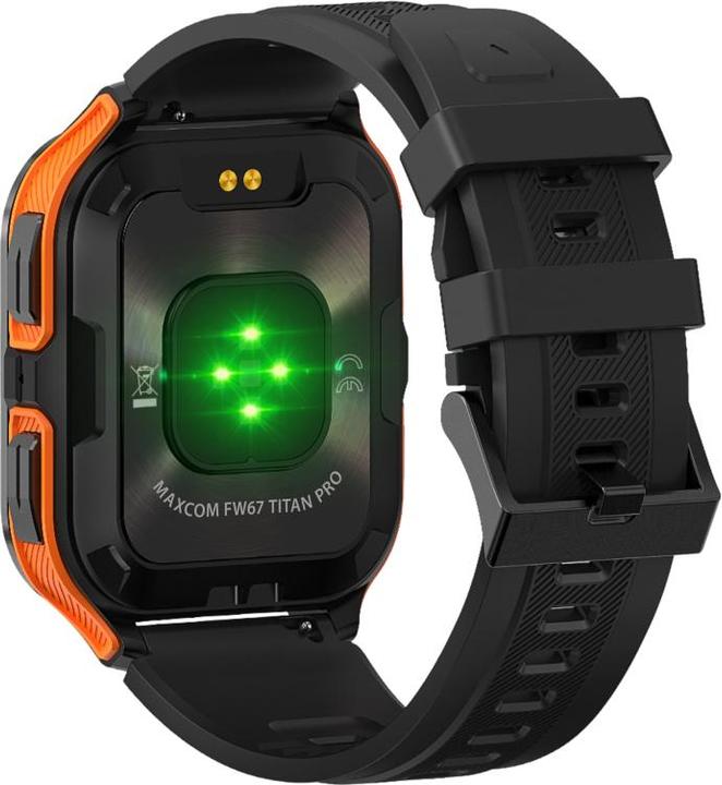 Produktbild Maxcom Smartwatch Fit FW67 Titan pro orange (44 mm)