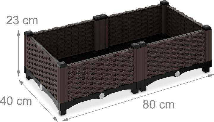 Actual product image Relaxdays Planter